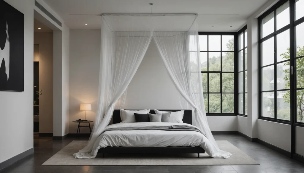 moustiquaire blanc ou noir
