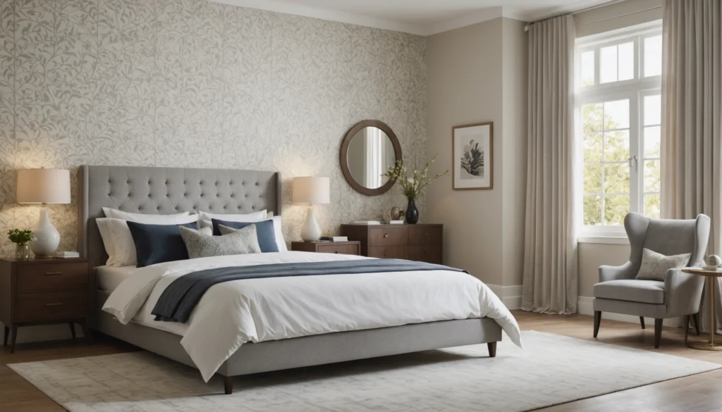 décoration murale de chambre avec papiers peints idées
